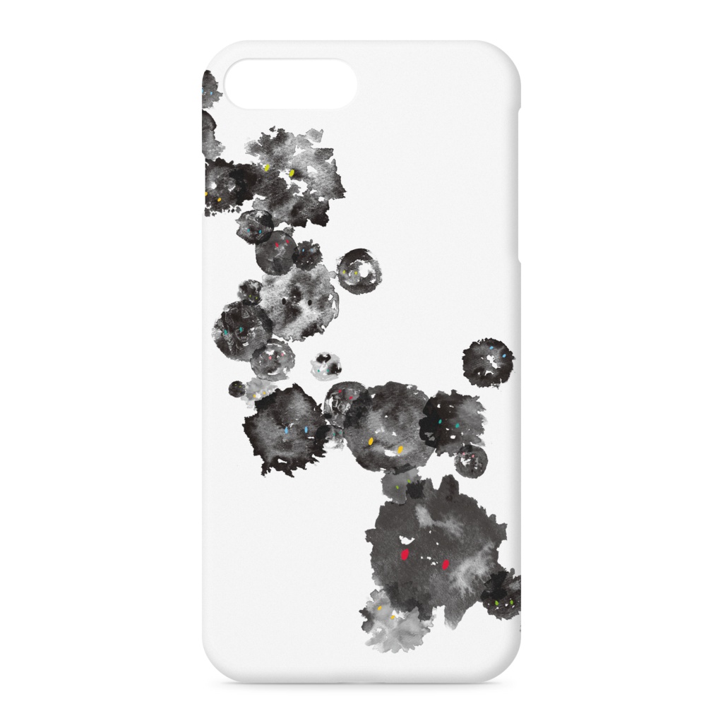 滲みの染みのiphoneケース