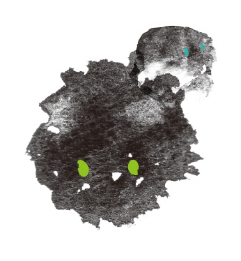 滲みの染みのマステ