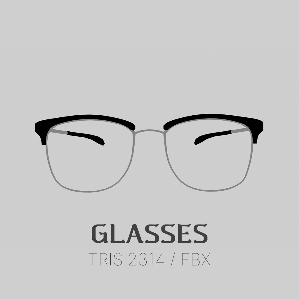 【FBX】안경 眼鏡 Glasses