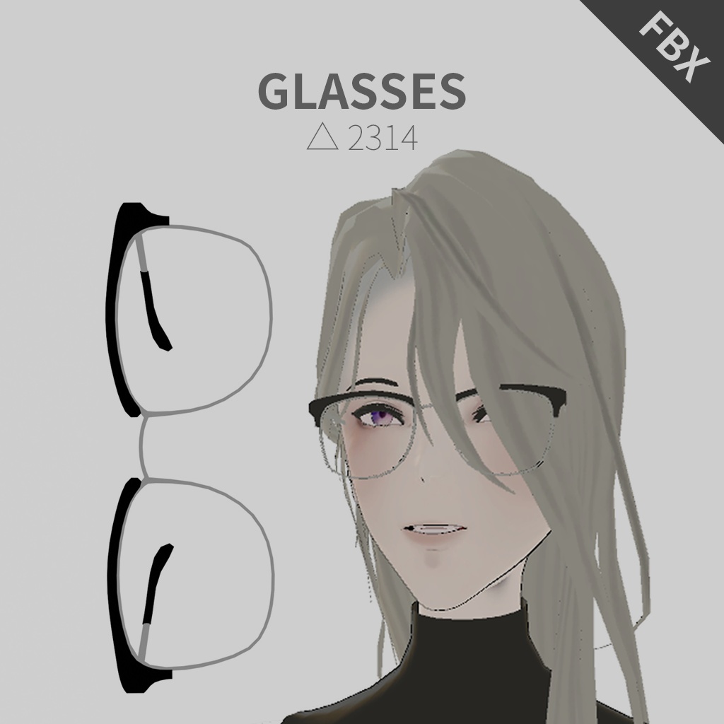 【FBX】眼鏡 Glasses 안경