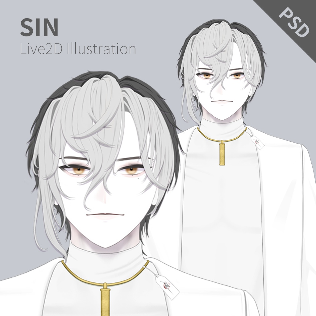 【PSD】 Live2D用原画 パーツ分け済 Live2D Source Live2D용 원화
