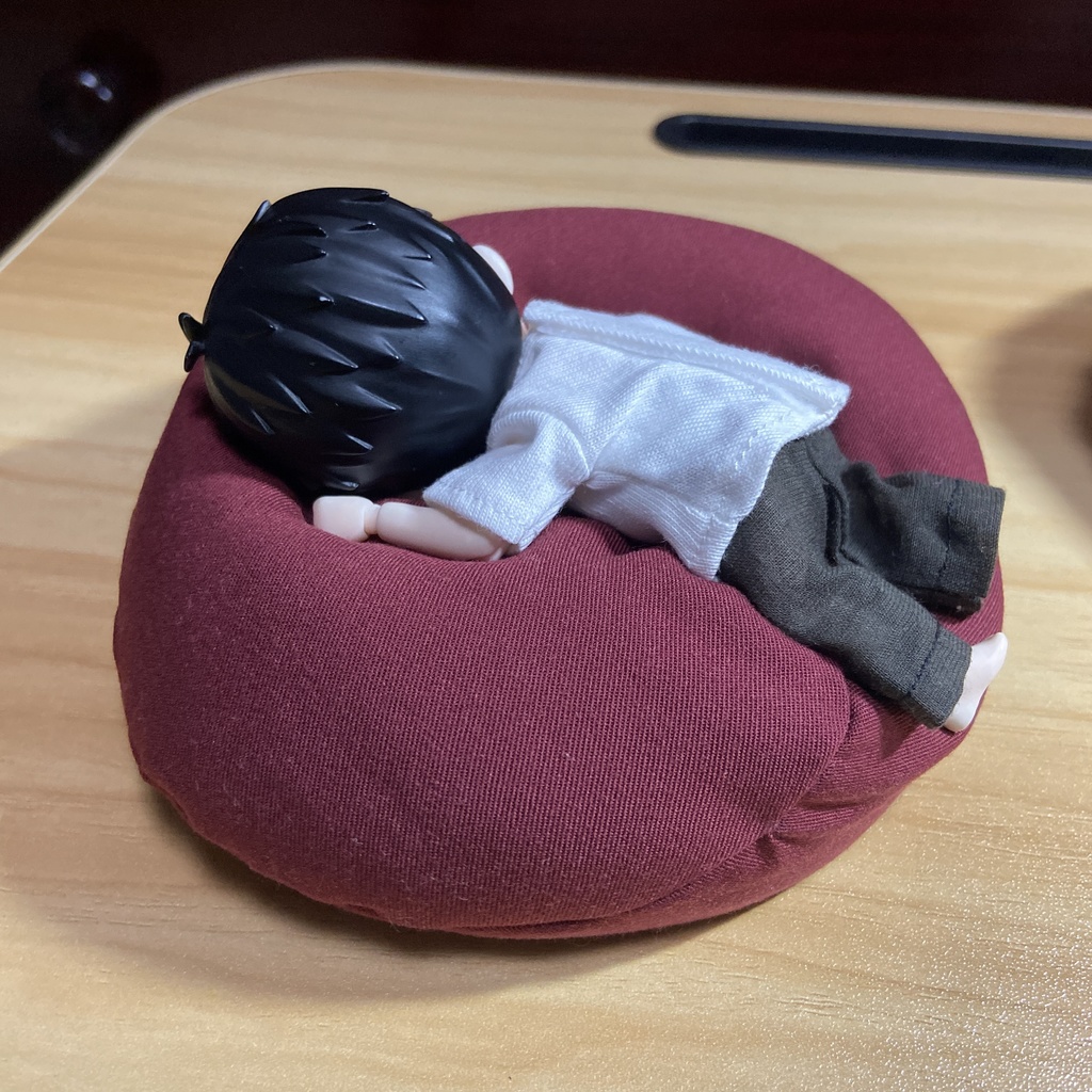 ハンドメイド・ドール用リラックスビーズクッション 約12cm