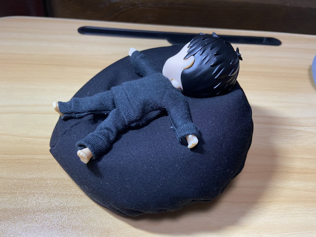 ハンドメイド・ドール用リラックスビーズクッション 約12cm