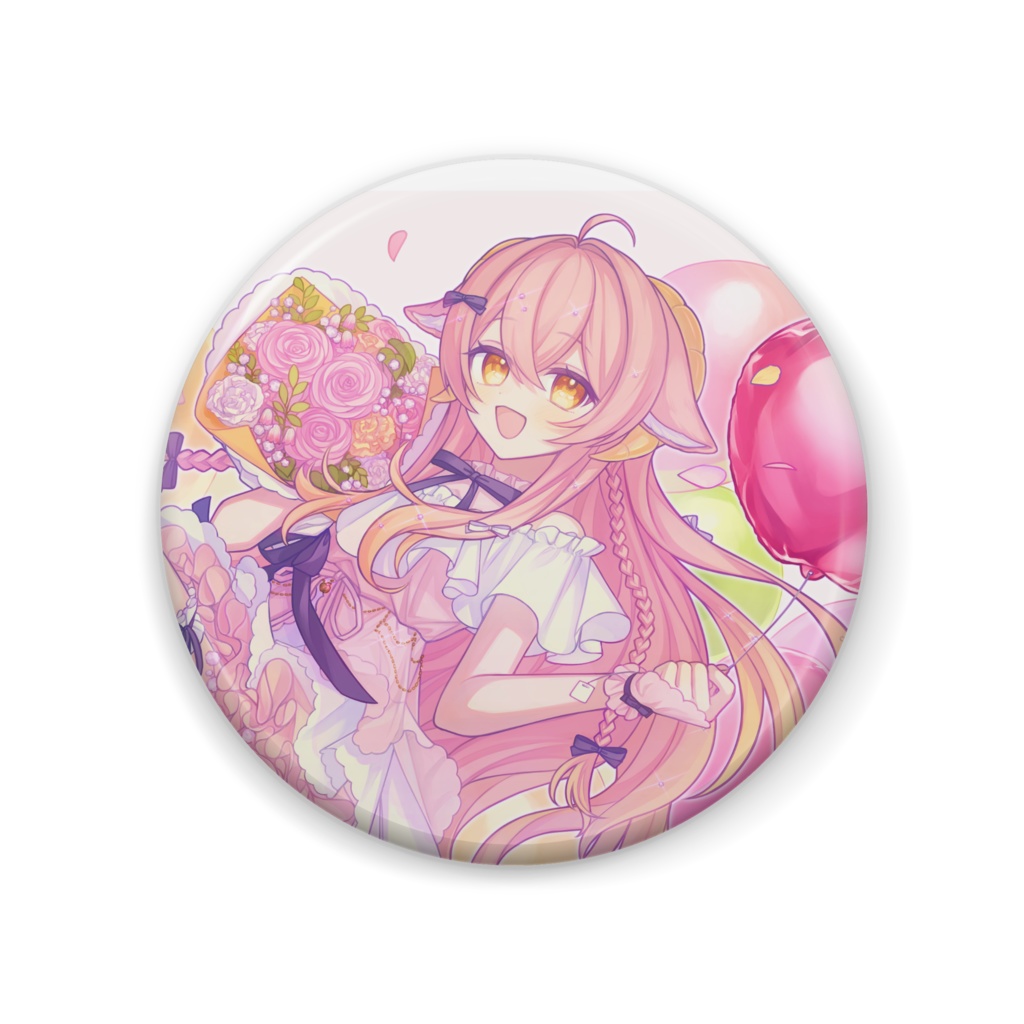 【Live2D 1周年記念】缶バッジ