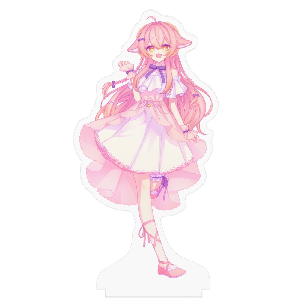 【Live2D 1周年記念】アクリルフィギュア 100×100