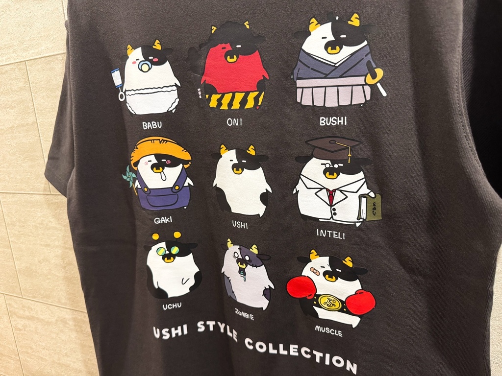 【受注生産】うしこれくしょんビッグシルエットTシャツ