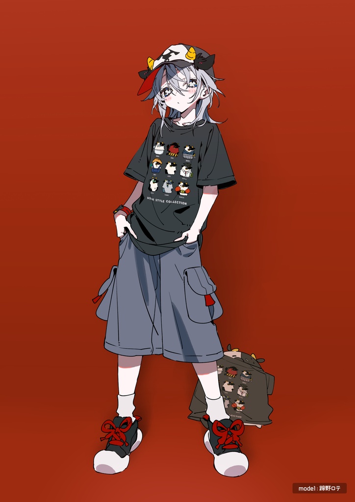 【受注生産】うしこれくしょんビッグシルエットTシャツ