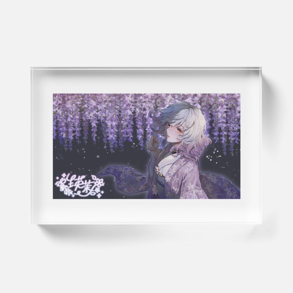 ツイキャス瑛茉一周年記念アクリルブロック