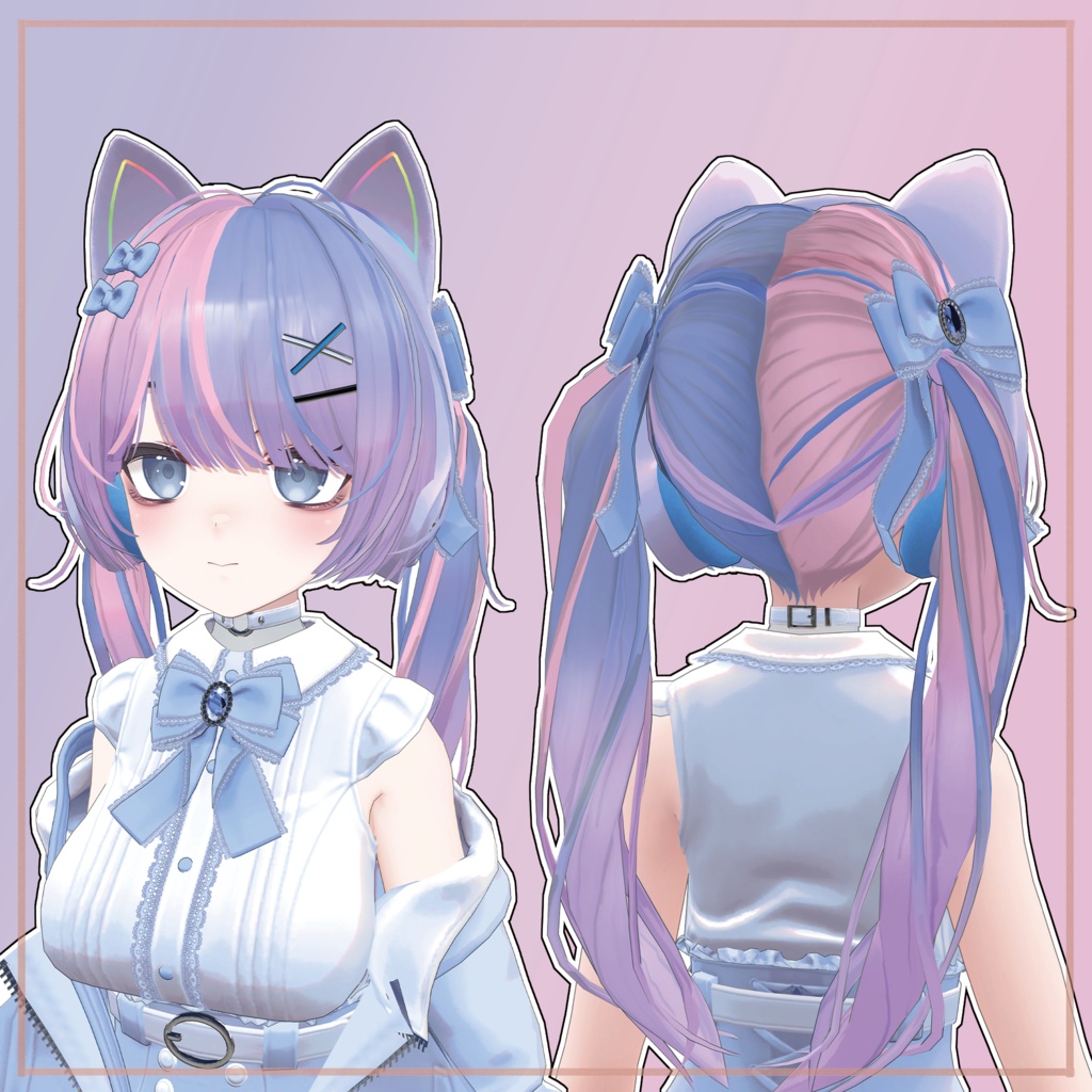 【Maon専用】Hair ツートーンカラー&グラデーション テクスチャ!