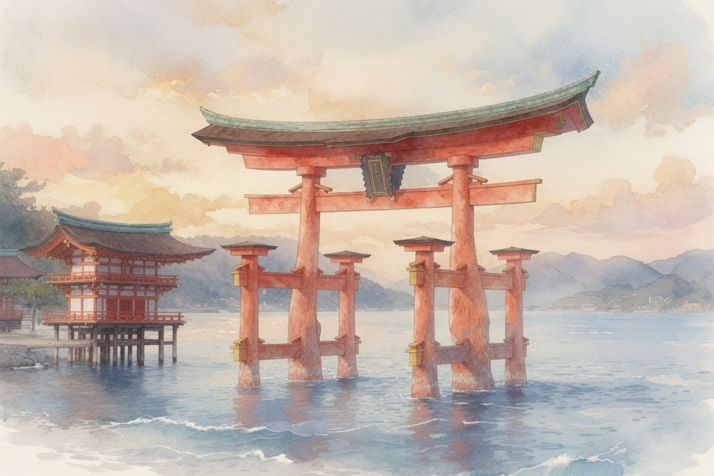 厳島神社 ペーパーバック