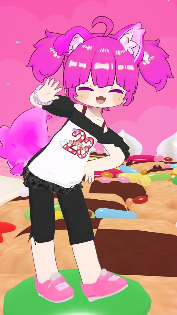 ぱっつんツーサイドアップヘアー(ギミック付き)【キプフェル版追加】