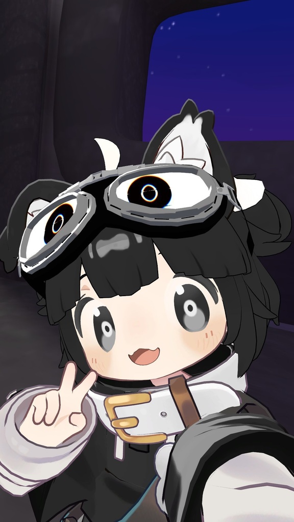 ぱっつん女児ボブヘアー(ギミック付き)【キプフェル版追加】