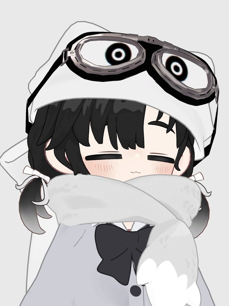 ゆるポップツインヘアー(キプフェル・まめひなた向け)【ギミック付き】