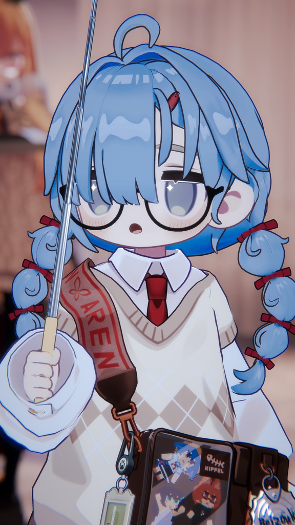 ゆるポップツインヘアー(キプフェル・まめひなた向け)【ギミック付き】