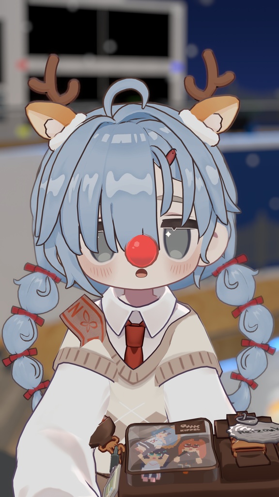 ゆるポップツインヘアー(キプフェル・まめひなた向け)【ギミック付き】