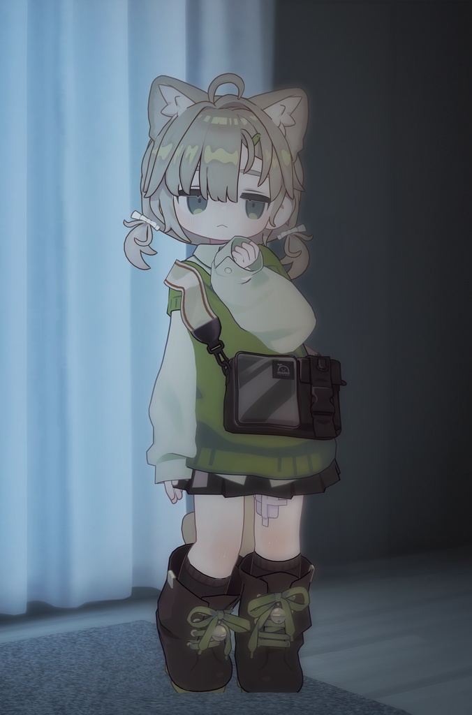 ゆるポップツインヘアー(キプフェル・まめひなた向け)【ギミック付き】