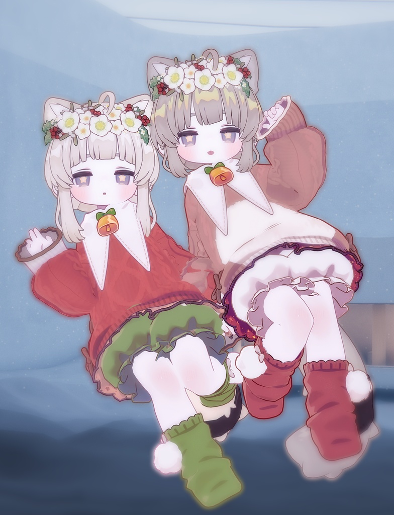 ぱっつんお団子ポニー(キプフェル・まめふれんず向け)【ギミック付き】