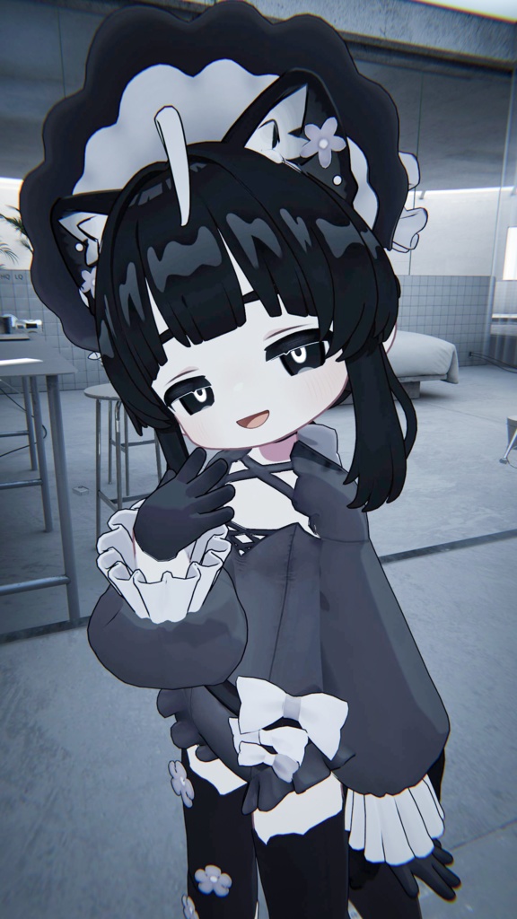 ぱっつんお団子ポニー(キプフェル・まめふれんず向け)【ギミック付き】