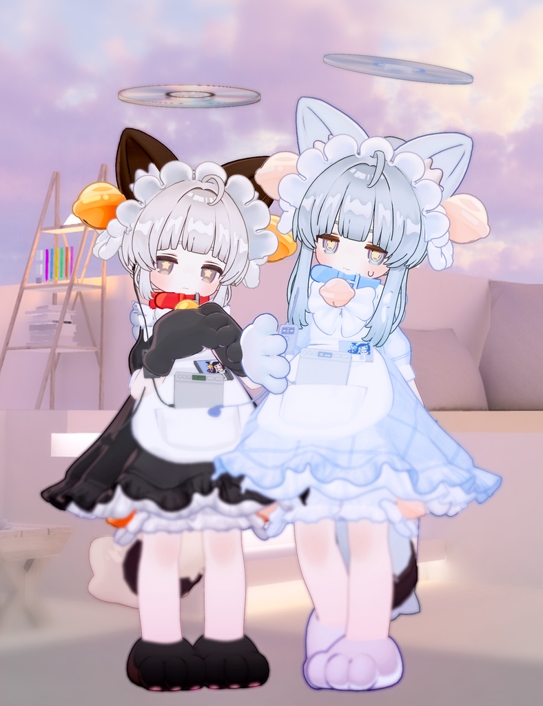 ぱっつんお団子ポニー(キプフェル・まめふれんず向け)【ギミック付き】