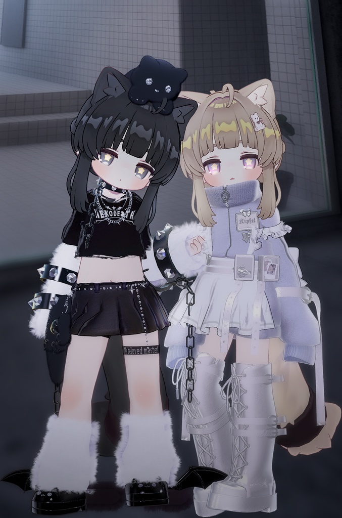 ぱっつんお団子ポニー(キプフェル・まめふれんず向け)【ギミック付き】