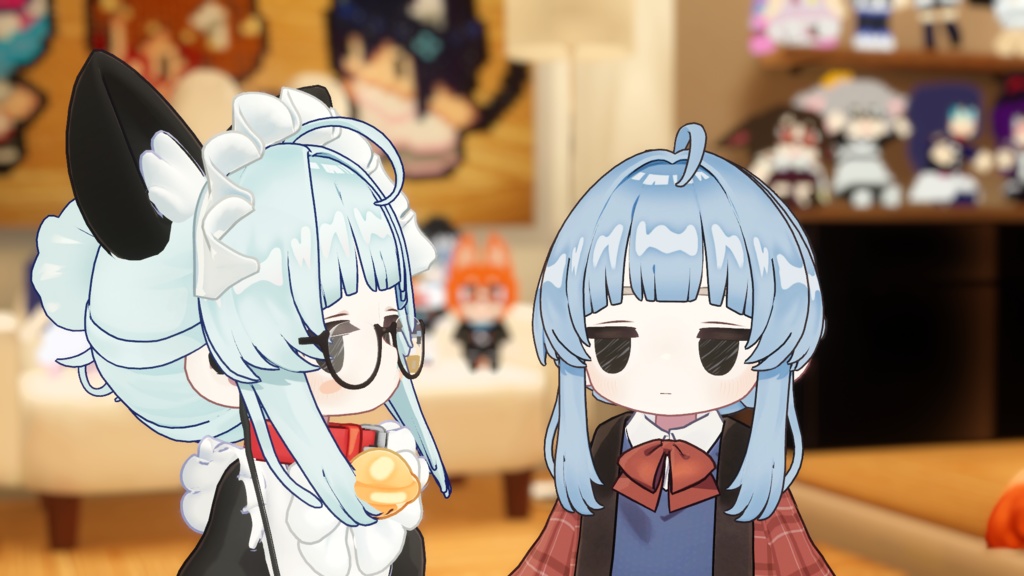 ぱっつんお団子ポニー(キプフェル・まめふれんず向け)【ギミック付き】