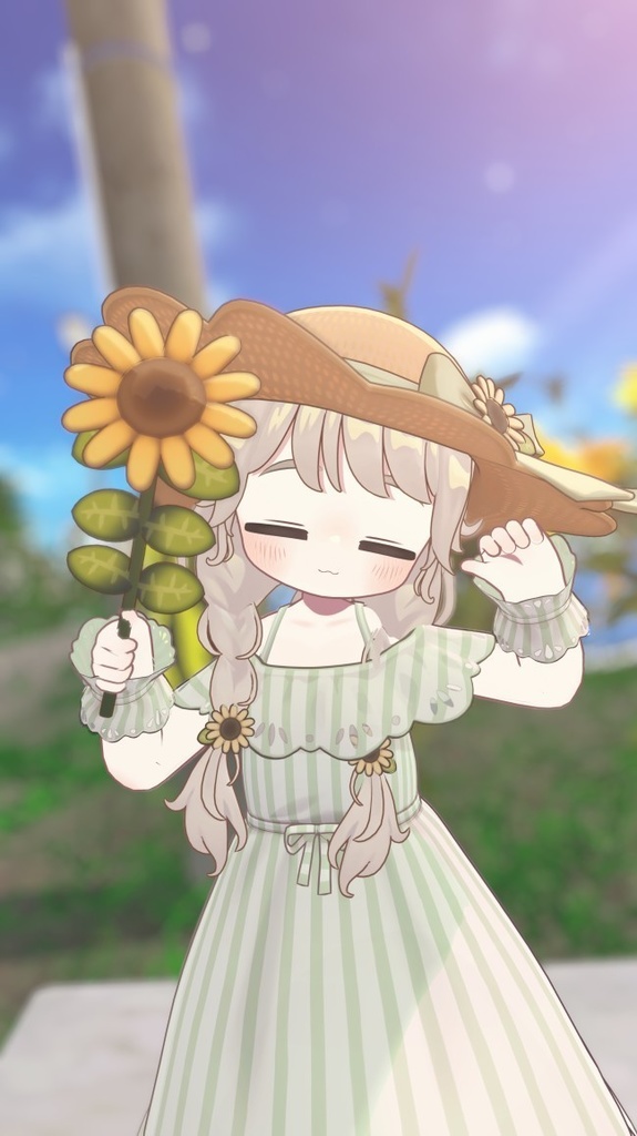 オフショルワンピ＆ゆるみつあみ [複数アバター対応] 缩略图 24