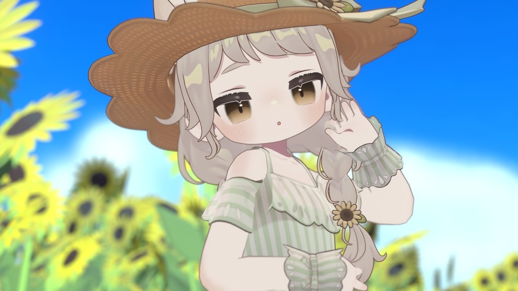 オフショルワンピ＆ゆるみつあみ [複数アバター対応] 缩略图 21