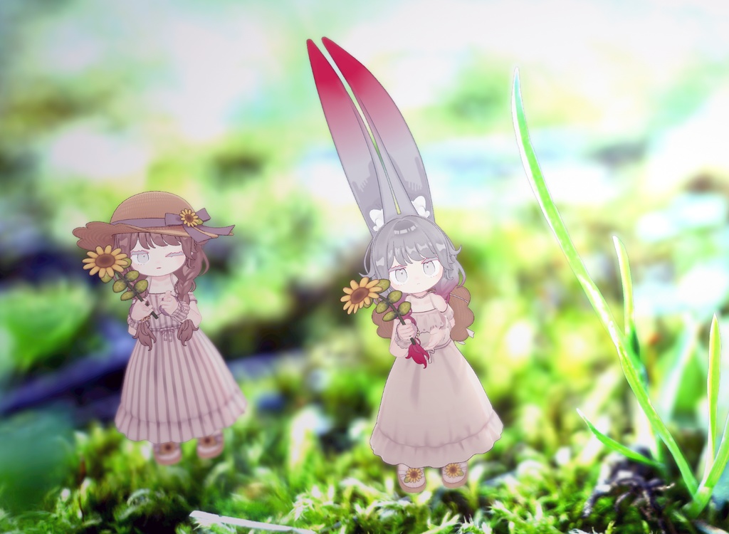 オフショルワンピ＆ゆるみつあみ [複数アバター対応] 缩略图 15