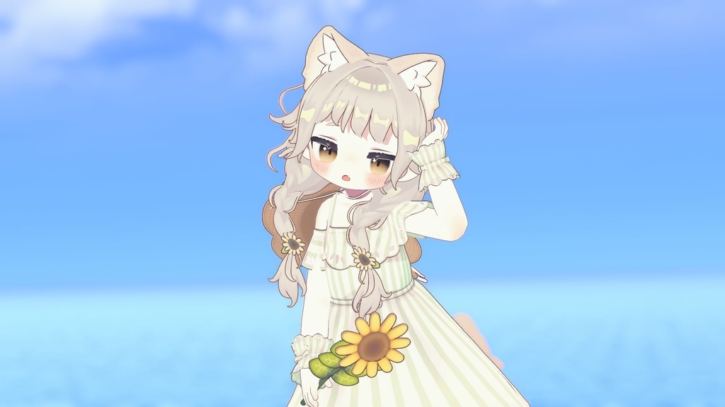 オフショルワンピ＆ゆるみつあみ [複数アバター対応] 缩略图 25