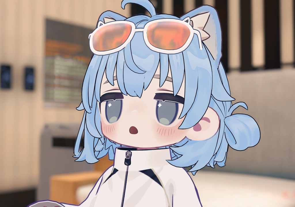 ゆるポップお団子ヘアー(キプフェル・まめひなた向け)【ギミック付き】