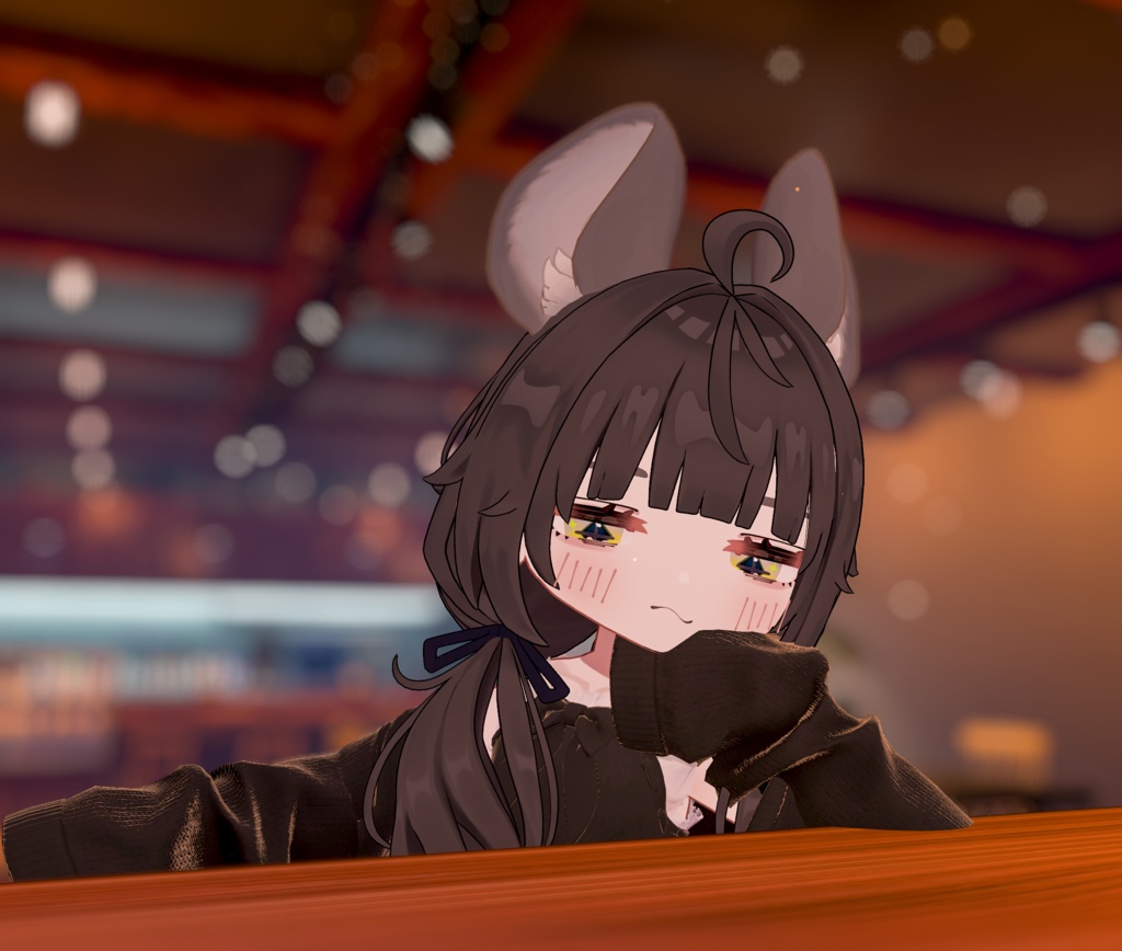 ぱっつんゆるおさげヘアー(キプフェル・まめひなた向け)【ギミック付き】