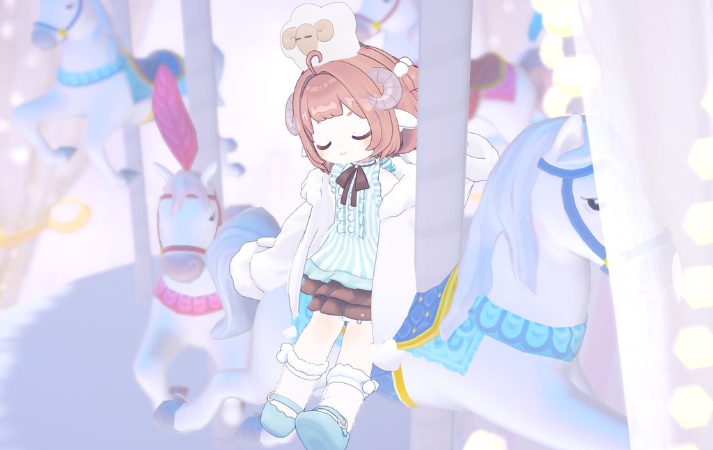 めーめーしーぷコア&ゆるボブヘアー(キプフェル・まめふれんず向け)