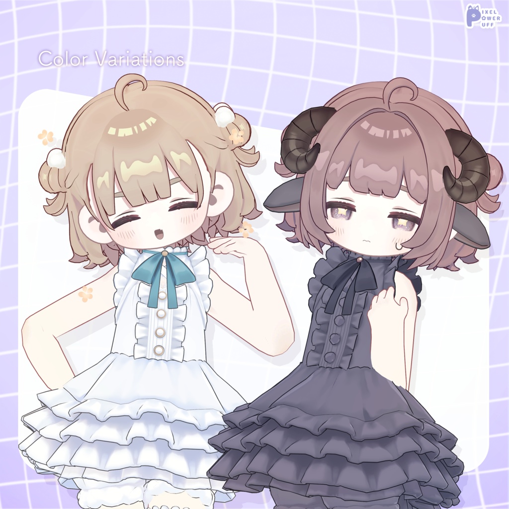 めーめーしーぷコア&ゆるボブヘアー(キプフェル・まめふれんず向け)