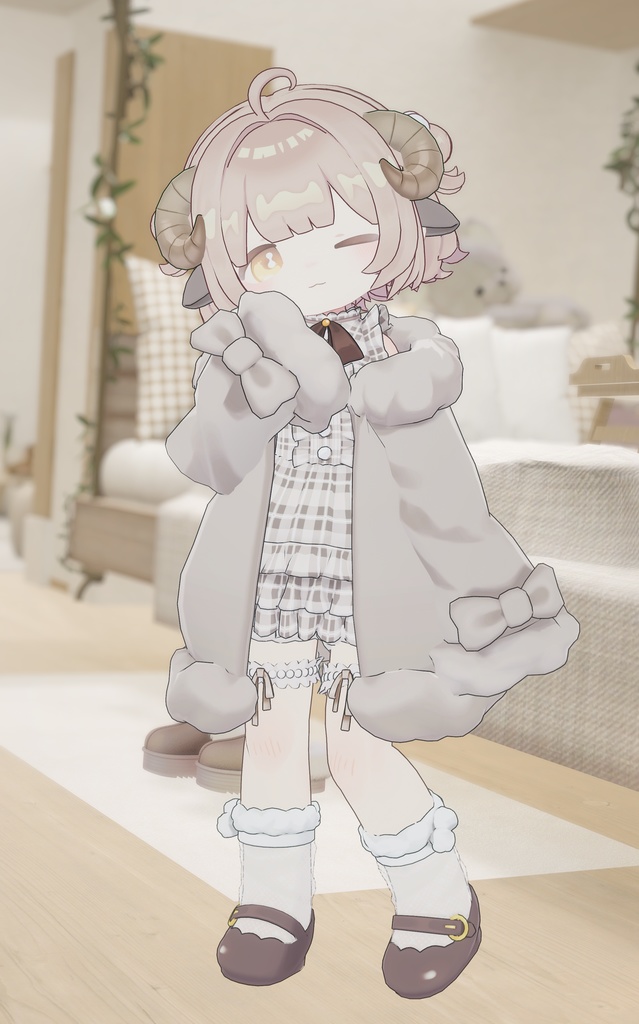 めーめーしーぷコア&ゆるボブヘアー(キプフェル・まめふれんず向け)