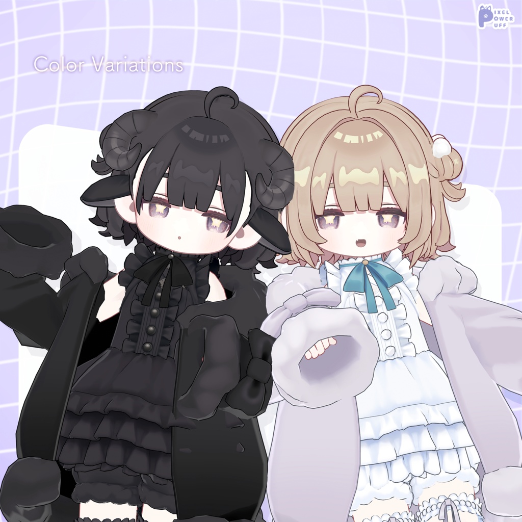 めーめーしーぷコア&ゆるボブヘアー(キプフェル・まめふれんず向け)