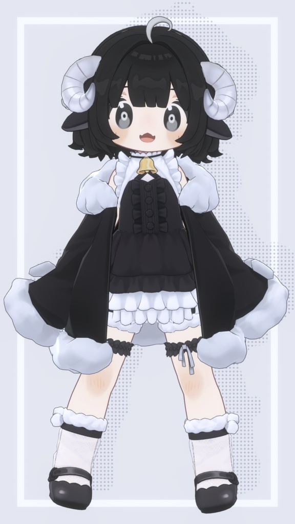 めーめーしーぷコア&ゆるボブヘアー(キプフェル・まめふれんず向け)