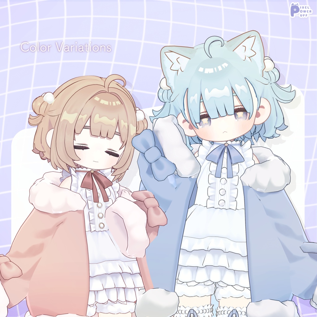 めーめーしーぷコア&ゆるボブヘアー(キプフェル・まめふれんず向け)