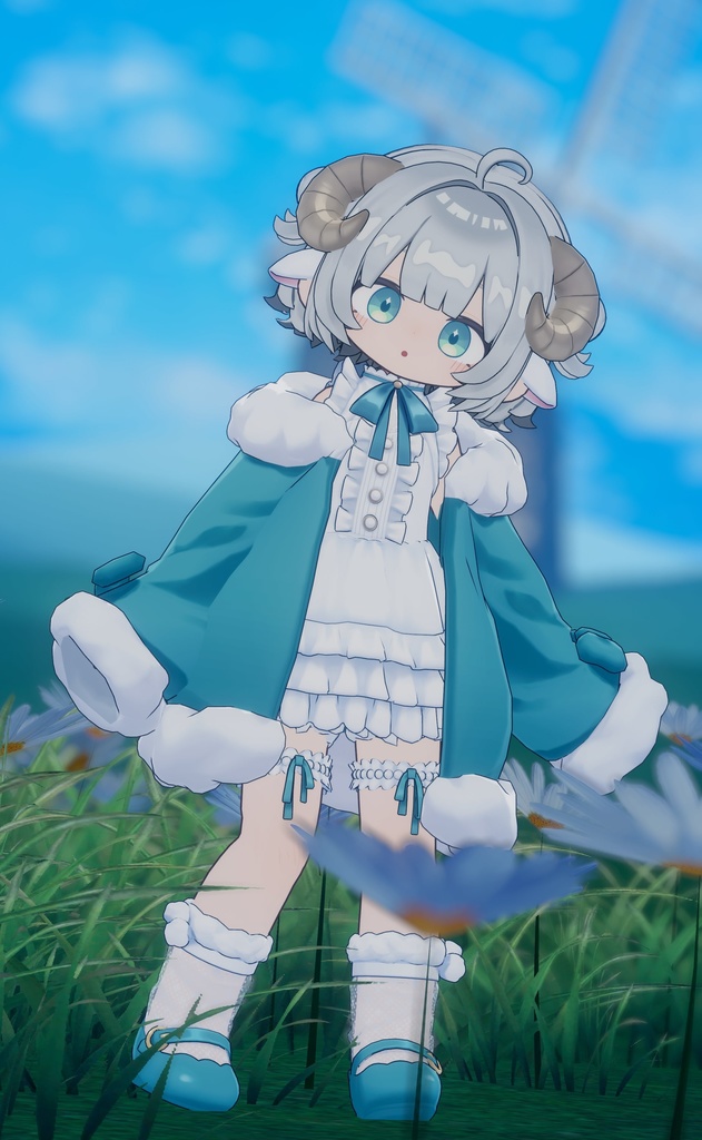 めーめーしーぷコア&ゆるボブヘアー(キプフェル・まめふれんず向け)