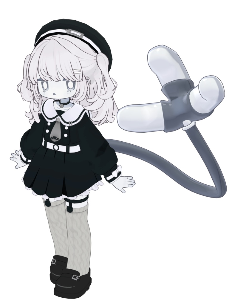 ゆるポップハーフツイン(キプフェル・まめひなた向け)【ギミック付き】