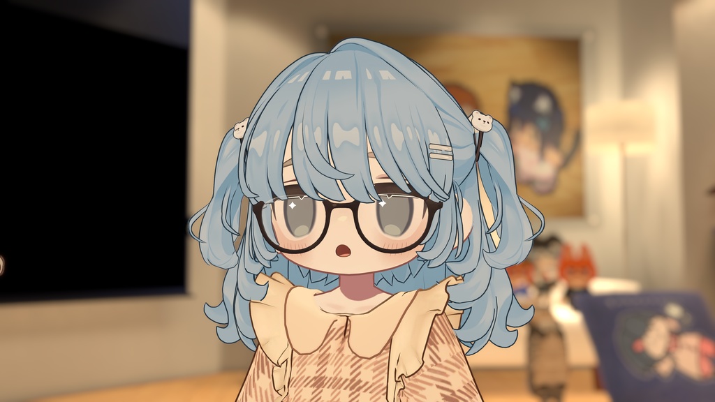 ゆるポップハーフツイン(キプフェル・まめひなた向け)【ギミック付き】