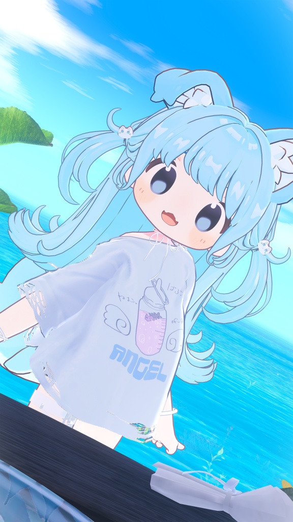 ゆるポップロングツイン(キプフェル・まめひなた向け)【ギミック付き】