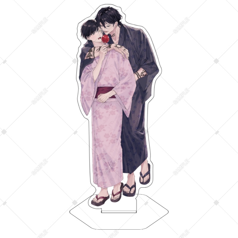 やまさく浴衣アクリルスタンド