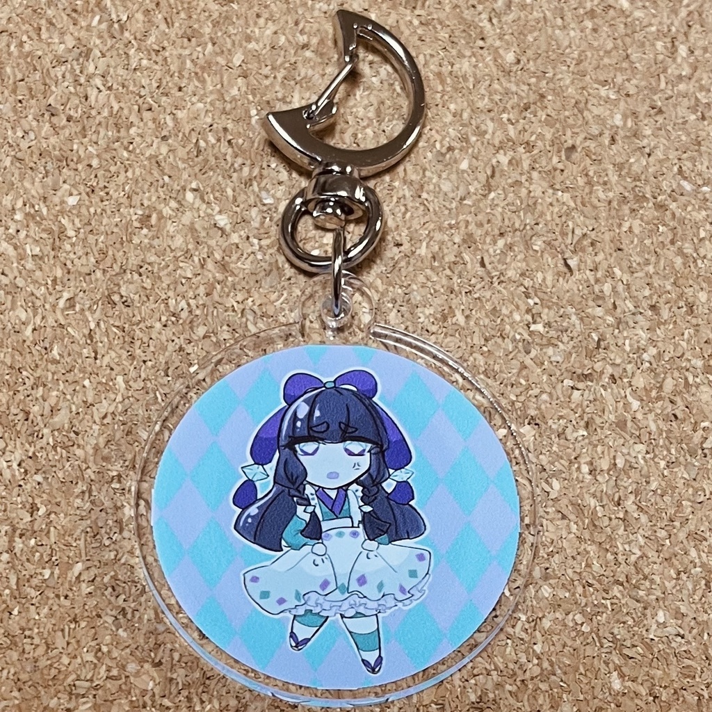 フローライト　アクリルキーホルダー
