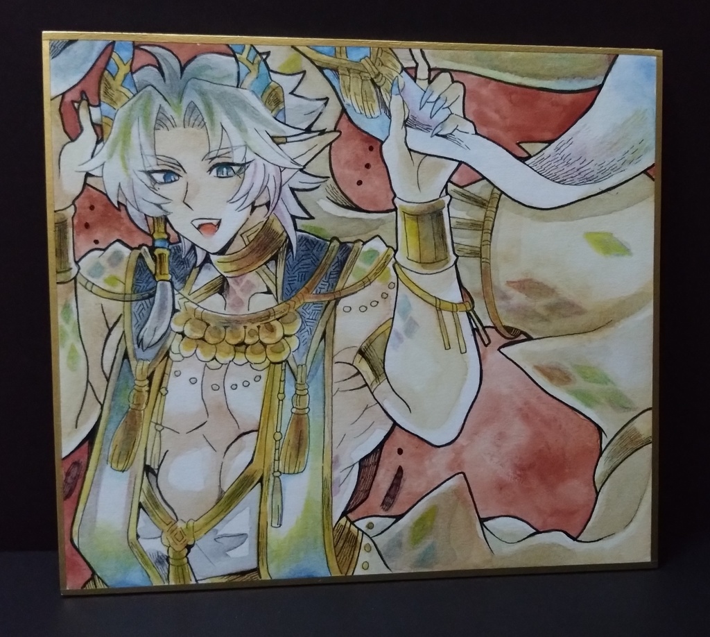 【手描き色紙】クナト【一点物】