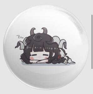 【数量限定】うとうとめぇちゃん缶バッジ