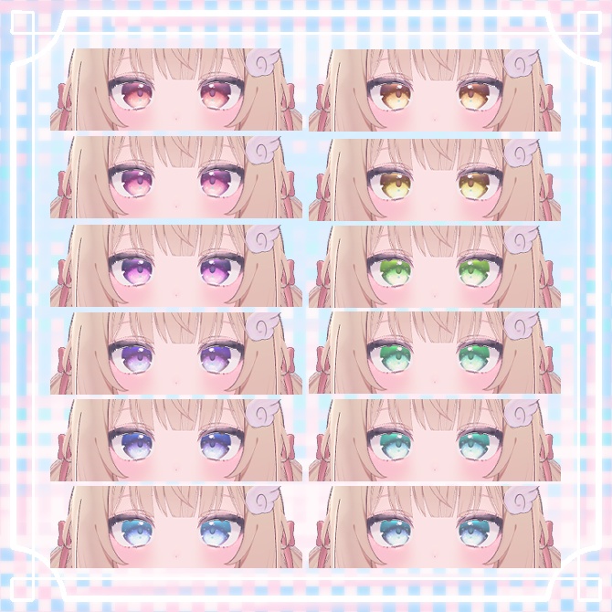 【シフォン専用】オトメてんし Eye & Makeup【15Colors】