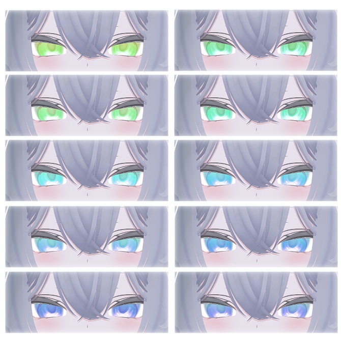 【ルルネ専用】Lumiré -自分好みの瞳にカスタマイズ-【46Color/rurune eye texture】