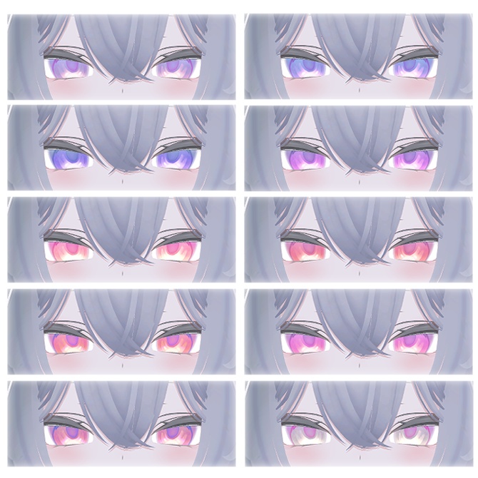 【ルルネ専用】Lumiré -自分好みの瞳にカスタマイズ-【46Color/rurune eye texture】