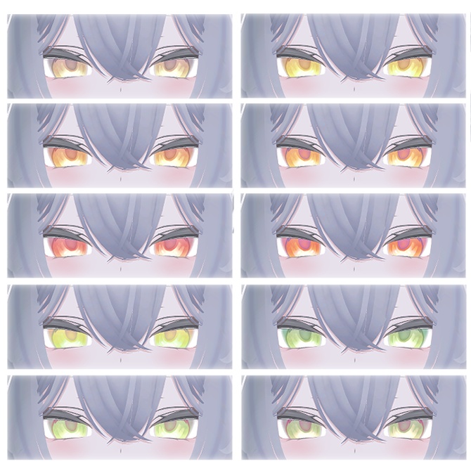 【ルルネ専用】Lumiré -自分好みの瞳にカスタマイズ-【46Color/rurune eye texture】