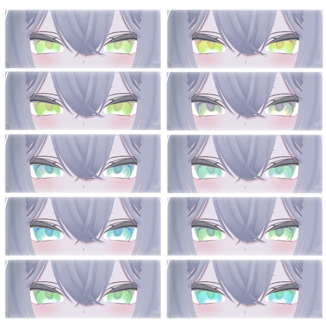 【ルルネ専用】Lumiré -自分好みの瞳にカスタマイズ-【46Color/rurune eye texture】